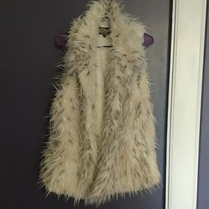 Faux fur vest